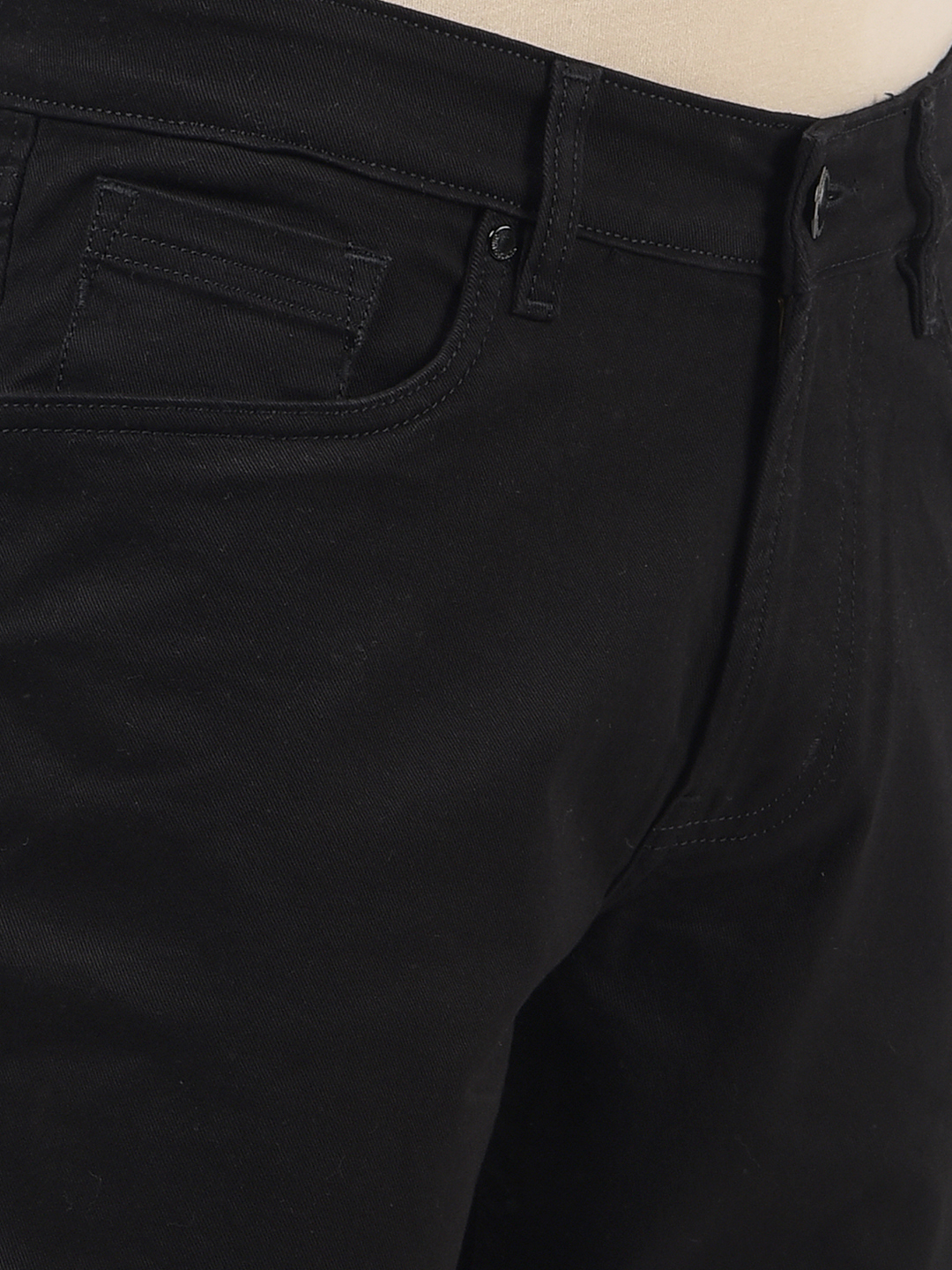 Numero Uno Men Solid Black Jeans